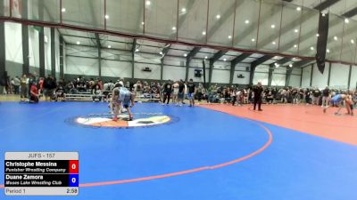 157 lbs Cons. Rd Of 16 - Christopher Messina, Punisher Wrestling Company vs Duane Zamora, Moses Lake Wrestling Club