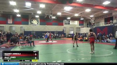 120 lbs Quarterfinal - Rooney Arreola, Imperial vs Riley Jones, El Capitan