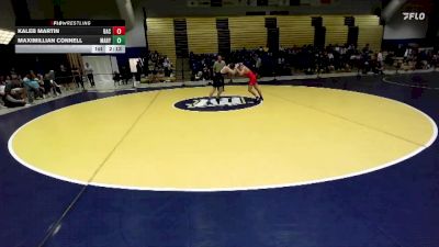 133 lbs Champ. Round 1 - Maximillian Connell, Marymount vs Kaleb Martin, Belmont Abbey