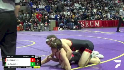 145 lbs Quarterfinal - Luke Teusch, Huntington North vs Hartley Hoover, North Miami