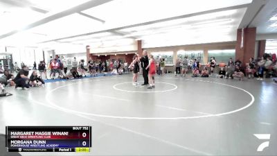 105-109 lbs Round 2 - Morgana Dunn, Powerhouse Wrestling Academy vs Margaret Maggie Winans, Great Neck Wrestling Club