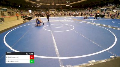 105 lbs Rr Rnd 5 - Paisley Cottman, Smith Wrestling Academy vs Sophie Proctor, Henryetta Knights Wrestling Club