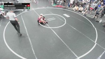 132 lbs Cons. Round 4 - Giovani Suarez, Rough House Wrestling Club vs Aric Mendoza, Braveheart WC