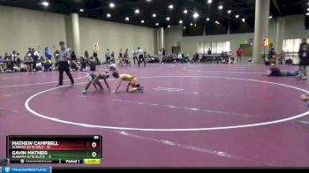 85 lbs Round 2 (6 Team) - Mathew Campbell, Alabama Elite Gold vs Gavin Matheis, Alabama Elite Black