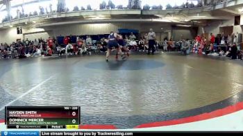 220 lbs Quarterfinal - Hayden Smith, Patriots Wrestling Club vs Dominick Mercer, Martinsville Madmen Wrestling Club