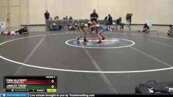 63 lbs Round 3 - Lindley Crow, Michigan Revolution vs Finn Allcroft, Tropics Wrestling