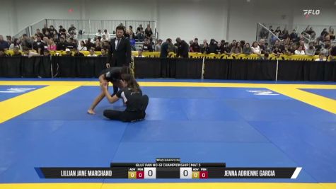 Jenna Adrienne Garcia vs Lillian Jane Marchand 2026 Pan IBJJF Jiu-Jitsu No-Gi Championship