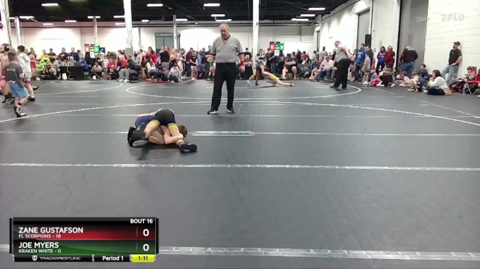 64 lbs Round 4 (8 Team) - Zane Gustafson, FL Scorpions vs Joe Myers ...