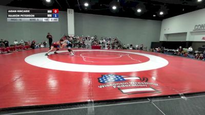 165 lbs Aidan Kincaide, Team Indiana Gold vs Haakon Peterson, Wisconsin Red