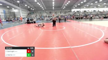 120 lbs Rr Rnd 3 - Trevor Cortright, Ragin Raisins Catawba vs Jacob Harris, MMG