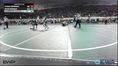 110 lbs Consi Of 8 #1 - Kyran Anderson, Fort Gibson Youth Wrestling vs Ricks Bowman, Husky WC