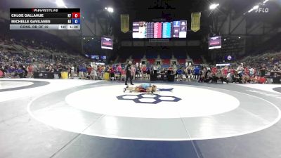 140 lbs Cons. Rd Of 32 - Chloe Gallahue, KY vs Michelle Gavilanes, NJ