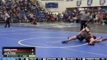 126 lbs Cons. Round 4 - Jacob Atkins, Whiteland Community vs Morris Daring, Bishop Luers