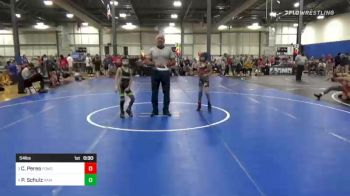 54 lbs 5th Place - Charlie Perea, Pomona Elite vs Parker Schulz, Hammer Time Wrestling