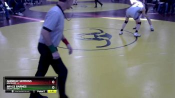 150 lbs Round 3 (8 Team) - Bryce Barnes, Snow Canyon vs Andrew Simmons, Box Elder