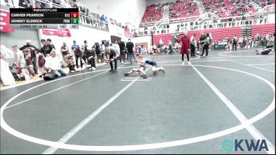 52 lbs Consi Of 16 #2 - Carver Pearson, Hinton Takedown Club vs Johnny Elswick, Prime Wrestling