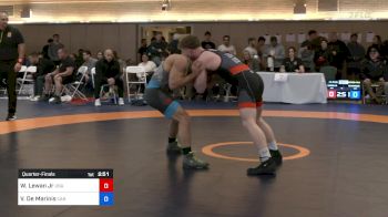 70 kg Quarterfinal - William Francis Lewan Jr, USA vs Vincent De Marinis, CAN