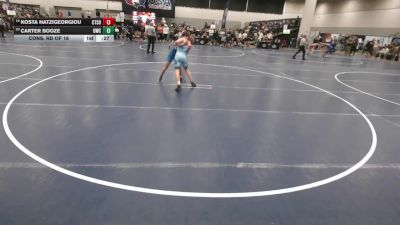 113 lbs Cons. Rd Of 16 - Kosta Hatzigeorgiou, Collum Trained School Of Wrestling vs Carter Booze, UWC