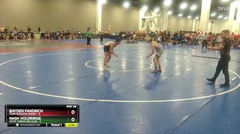 120 lbs Round 2 (10 Team) - Nash Holdridge, Celtic Wrestling Club vs Bayden Fandrich, Team Montana Sidney