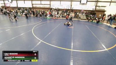 78 lbs Cons. Round 1 - Colt Sessions, Uintah vs Dominicus Anderson, Timpanogos