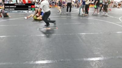 138 lbs Round 1 (4 Team) - Josh White, RWA Black vs Yuto Arnold, GA Misfits