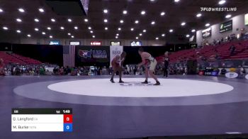 88 lbs 3rd Place - Quantal Langford, California vs Michael Burke, Yorktown Wrestling Club