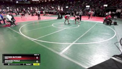 192 lbs Quarterfinal - Brennin Poole, Unattached vs Hayden Butcher, EWA2