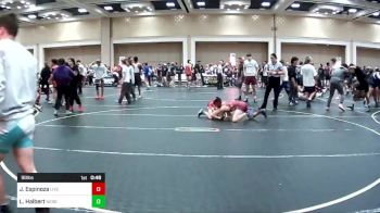 98 lbs Consolation - Jayden Espinoza, Live Training vs Levi Halbert, Nebraska Boyz