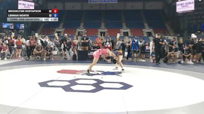 115 lbs Cons. Sub-quarters - Brooklynn Gustafson, Colorado vs Lennah Monts, Kansas