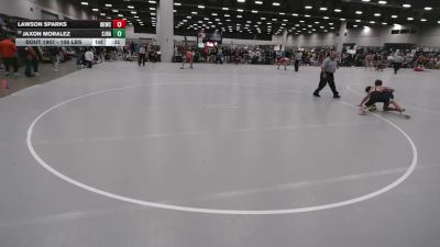 106 lbs Cons. Sub-rd Of 16 - Lawson Sparks, Bad Karma Wrestling Club vs Jaxon Moralez, SJF/HAC