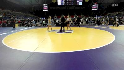 124 lbs Cons 8 #2 - Emma Bacon, PA vs Zorina Johnson, OR