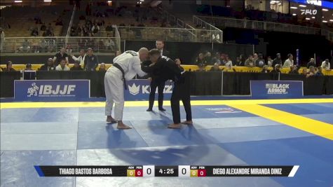 Diego Alexandre Miranda Diniz vs Thiago Bastos Barbosa 2025 Pan Jiu Jitsu IBJJF Championship