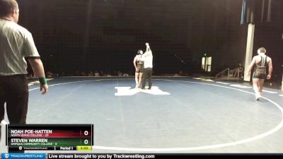 184 lbs Finals (2 Team) - Steven Warren, Umpqua Community College vs Noah Poe-Hatten, North Idaho College