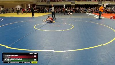 68 lbs Cons. Round 3 - Noah Kruchowski, RLCC/Oklee vs Aurora Priebe, Chatfield