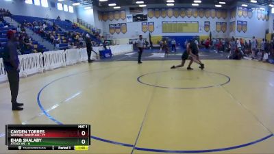 138 lbs Round 7 (8 Team) - Ehab Shalaby, Attack WC vs Cayden Torres, Westside Wrestling