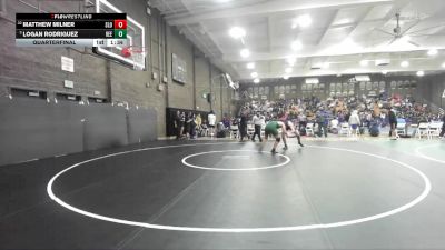 190 lbs Quarterfinal - Logan Rodriguez, Reedley vs Matthew Milner, San Luis Obispo