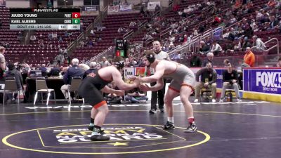 215 lbs Consi 4 - Juuso Young, Port Allegany vs Kael Albers, Corry