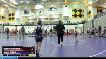 67 lbs Quarterfinal - Remington Wilson, Midwest Regional Training Center vs Isaiah Brown, Mooresville Wrestling Club