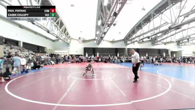 61 lbs Rr Rnd 2 - Paul Poitras, Xtreme Wild vs Casen Collupy, Falcons Wrestling Club