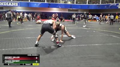 184 lbs Cons. Round 2 - Mason Diemert, UNC Pembroke vs Jeffrey Geller, Southeastern