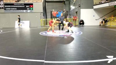 Schoolboys - 100 lbs Cons. Round 4 - Jayson Sanchez, Delta Wrestling Club vs Hayden Blue