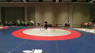 75 lbs Champ. Round 2 - Adriana George, GA vs Alexa Hegg, VA