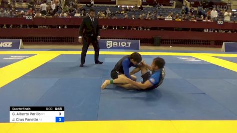 Giovanni Alberto Perillo vs Joey Crus Panette 2024 Pan IBJJF Jiu-Jitsu No-Gi Championship
