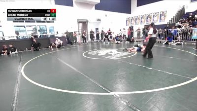 70 lbs Quarterfinal - Rowan Corrales, Rough House vs Judah Moreno, So Cal Hammers Wrestling