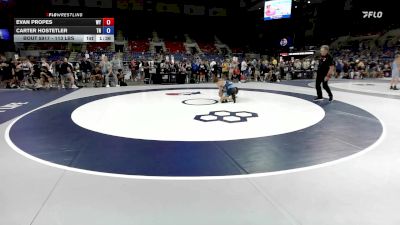 113 lbs Cons. Sub-rd Of 64 - Evan Propes, WY vs Carter Hostetler, TN