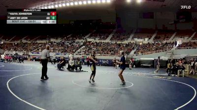 138-D1 Quarterfinal - Amy De Leon, Apollo High School vs Kaiya Johnston, Casteel High School