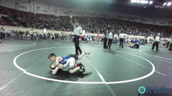 66 lbs Round Of 16 - Colton Graybill, Bridge Creek Youth Wrestling vs Hudson Boone, Woodland Wrestling Club