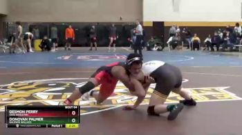 174 lbs Quarterfinal - Desmon Perry, Ohio Wesleyan vs Donovan Palmer, Baldwin Wallace