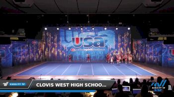 Clovis West High School - Clovis West Cheer [2022 Varsity Show Cheer Intermediate] 2022 USA Nationals: Spirit/College/Junior