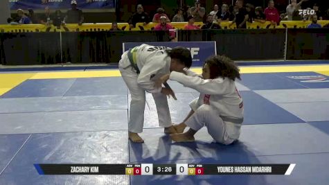 Zachary Kim vs Younes Hassan Mdarhri 2026 Pan Kids Jiu-Jitsu IBJJF Championship